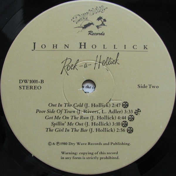 John Hollick : Rock-A-Hollick (LP, Album)