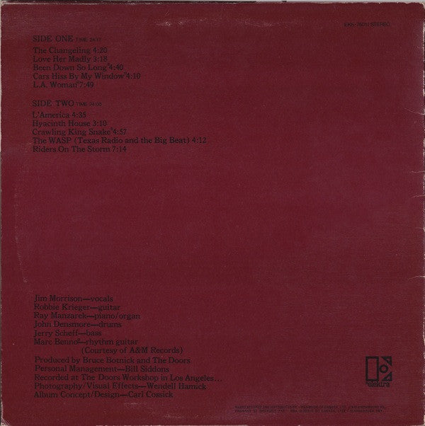 The Doors : L.A. Woman (LP, Album, RE)