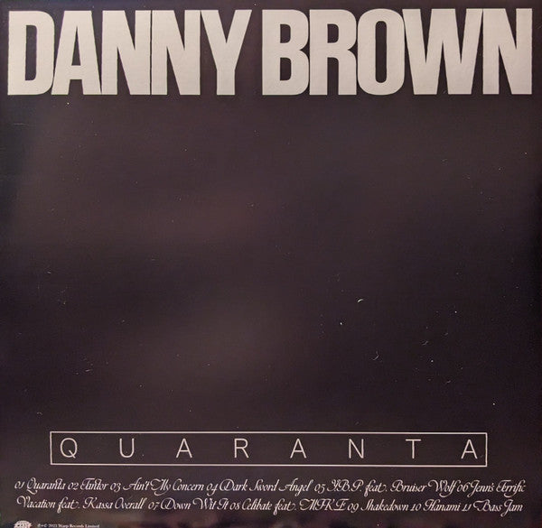 Danny Brown (2) : Quaranta (LP, Album)