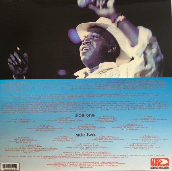 Barrington Levy : Too Experienced ... The Best Of Barrington Levy (LP, Comp)