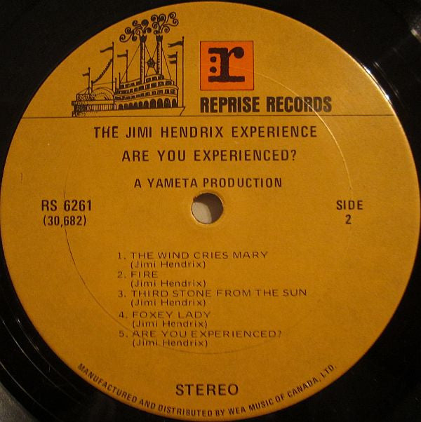 The Jimi Hendrix Experience : Are You Experienced (LP, Album, RE)