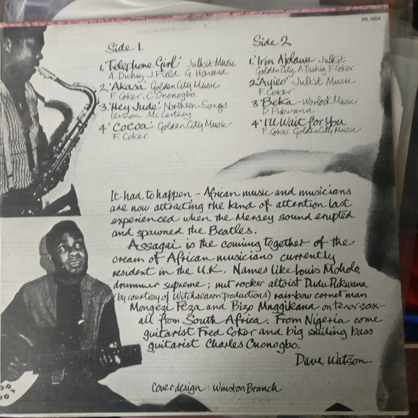 Assagai : Assagai (LP, Album, Gat)