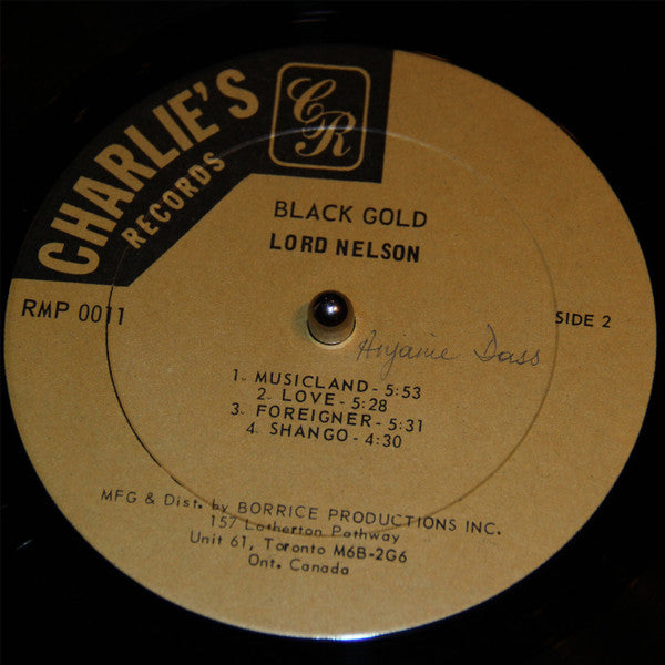 Lord Nelson (2) : Black Gold (LP)