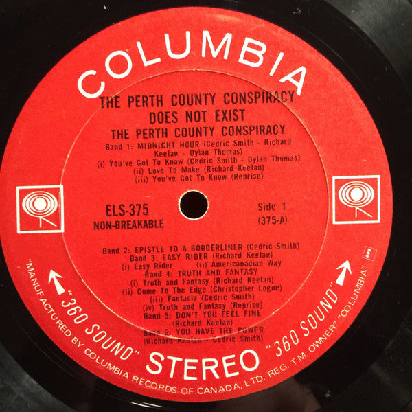 Perth County Conspiracy : The Perth County Conspiracy Does Not Exist (LP, Album)