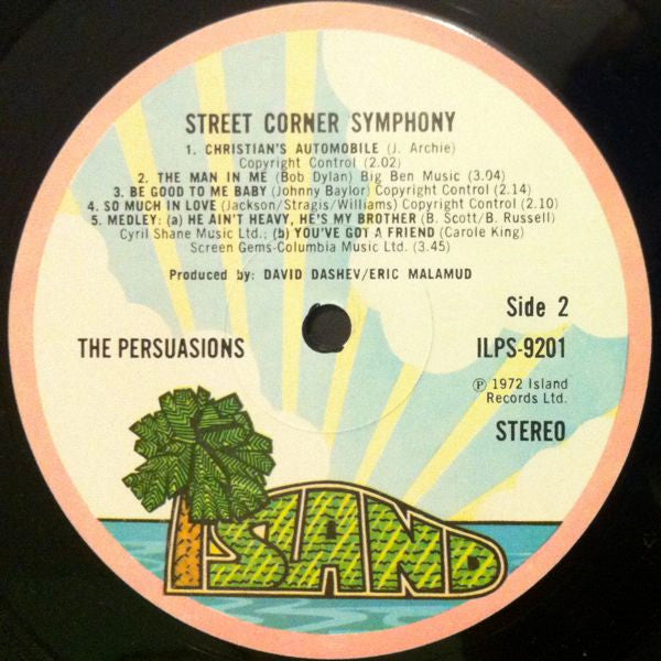 The Persuasions : Street Corner Symphony (LP, Album)