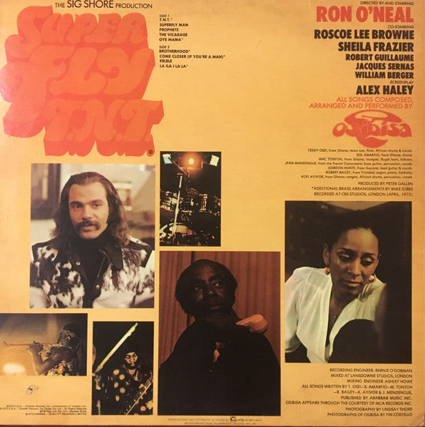 Osibisa : Super Fly T.N.T. (Original Motion Picture Soundtrack) (LP, Album)