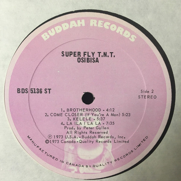 Osibisa : Super Fly T.N.T. (Original Motion Picture Soundtrack) (LP, Album)