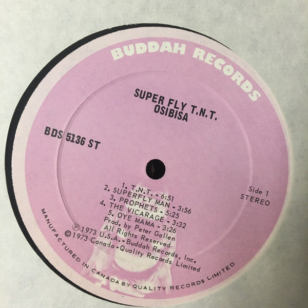 Osibisa : Super Fly T.N.T. (Original Motion Picture Soundtrack) (LP, Album)