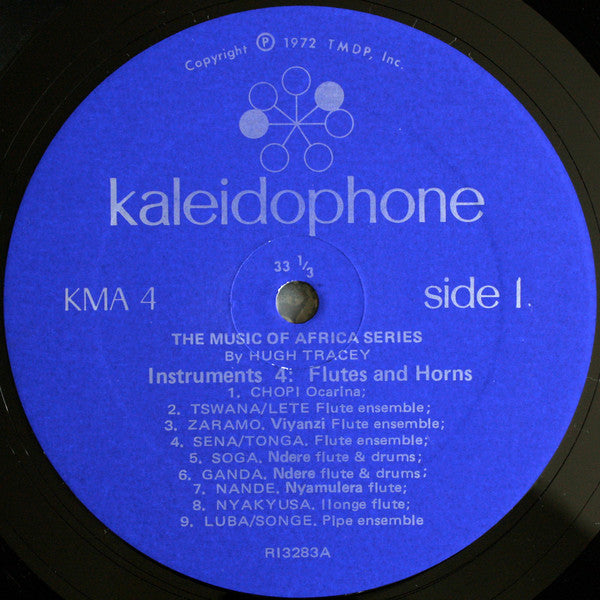 Various : The Music Of Africa Series - Musical Instruments 4. Flutes And Horns (LP, Album)