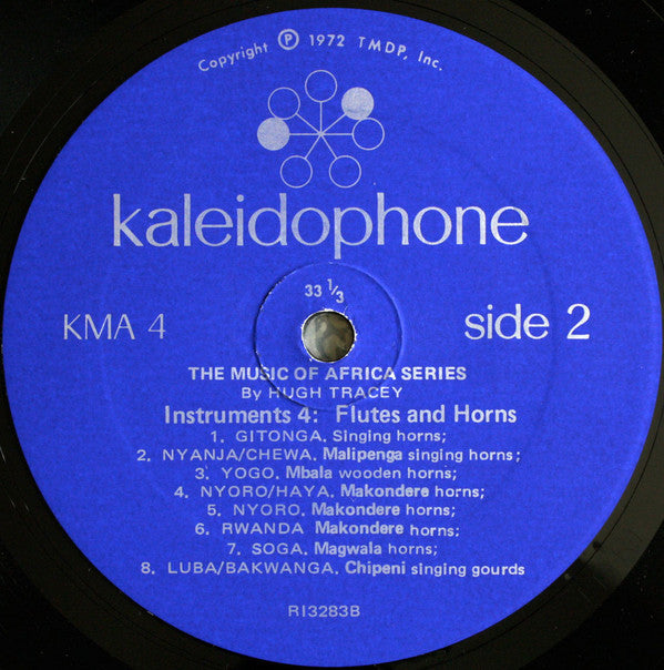 Various : The Music Of Africa Series - Musical Instruments 4. Flutes And Horns (LP, Album)