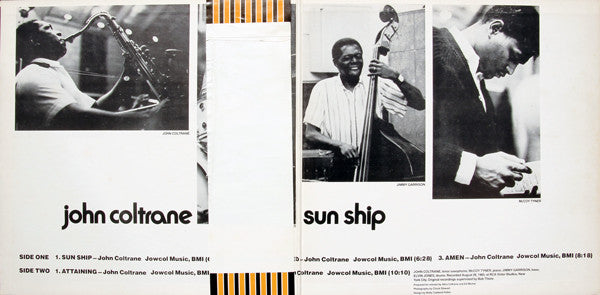 John Coltrane : Sun Ship (LP, Album, RE, Gat)
