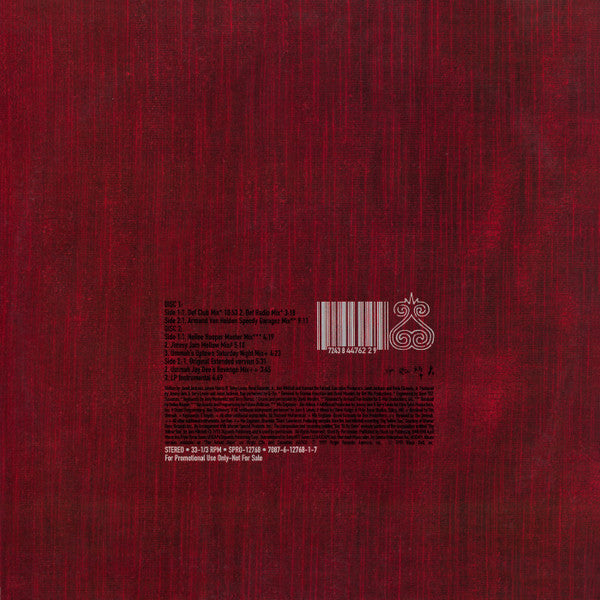 Janet Jackson Featuring Q-Tip And Joni Mitchell : Got 'Til It's Gone (2x12", Promo, Gat)