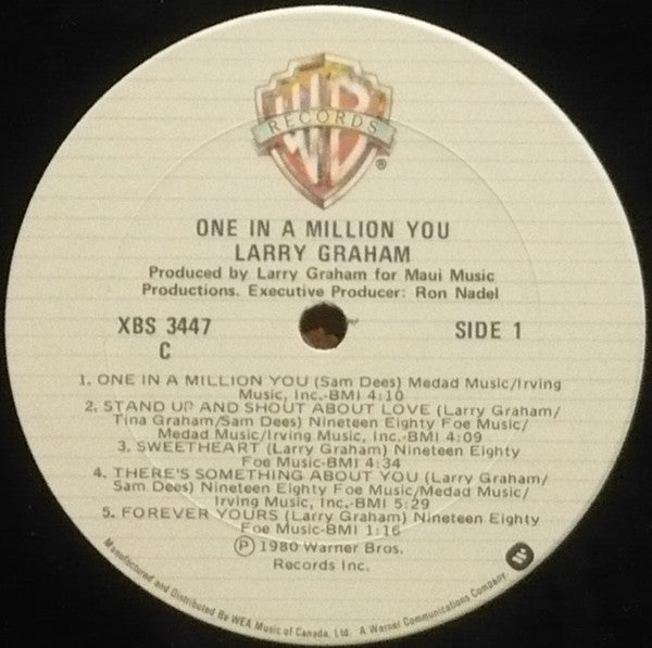 Larry Graham : One In A Million You (LP, Album)