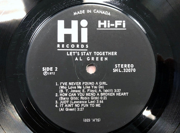 Al Green : Let's Stay Together (LP, Album)