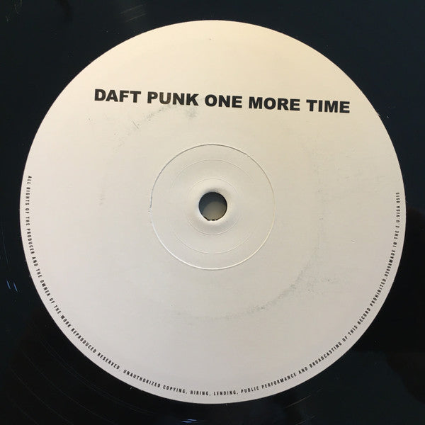 Daft Punk : One More Time (12", S/Sided, Promo)