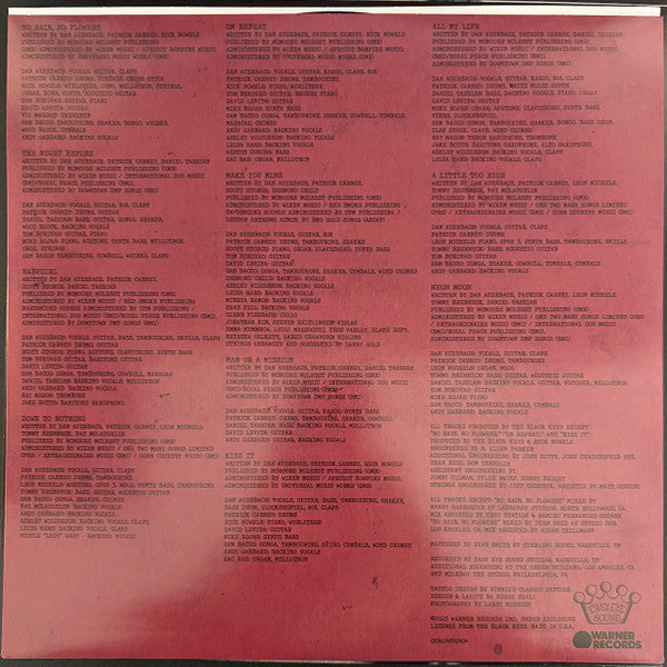 The Black Keys : No Rain, No Flowers (LP, Album)