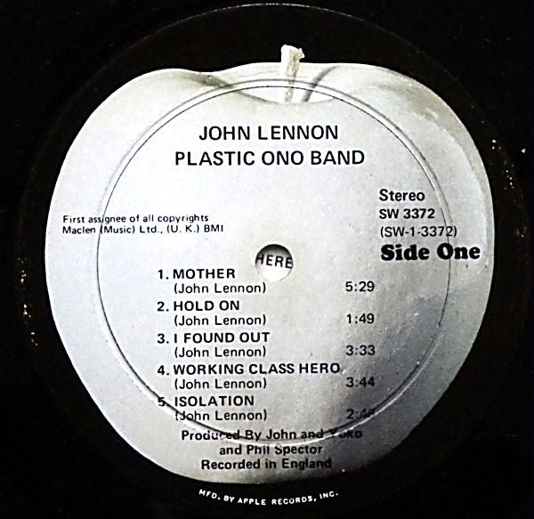 John Lennon / The Plastic Ono Band : John Lennon / Plastic Ono Band (LP, Album)