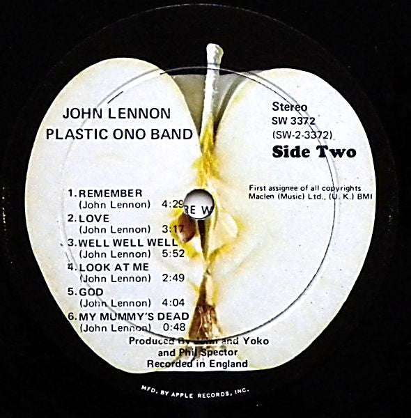 John Lennon / The Plastic Ono Band : John Lennon / Plastic Ono Band (LP, Album)