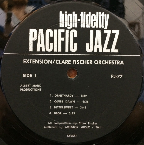 Clare Fischer Orchestra* : Extension (LP, Album)