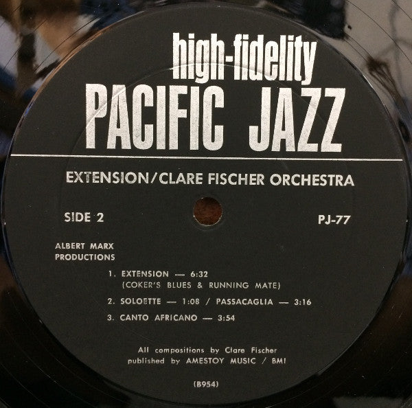 Clare Fischer Orchestra* : Extension (LP, Album)