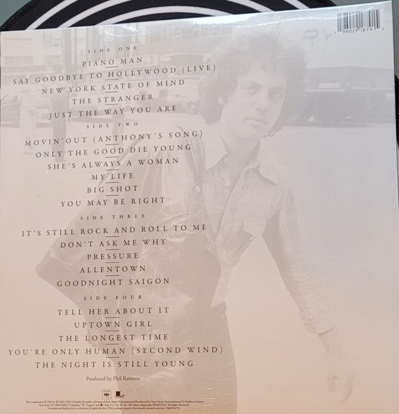 Billy Joel : Greatest Hits Volume I & Volume II (2xLP, Comp, RP)