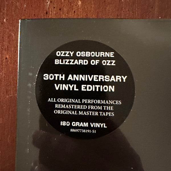 Ozzy Osbourne : Blizzard Of Ozz (LP, Album, RE, RM, 180)