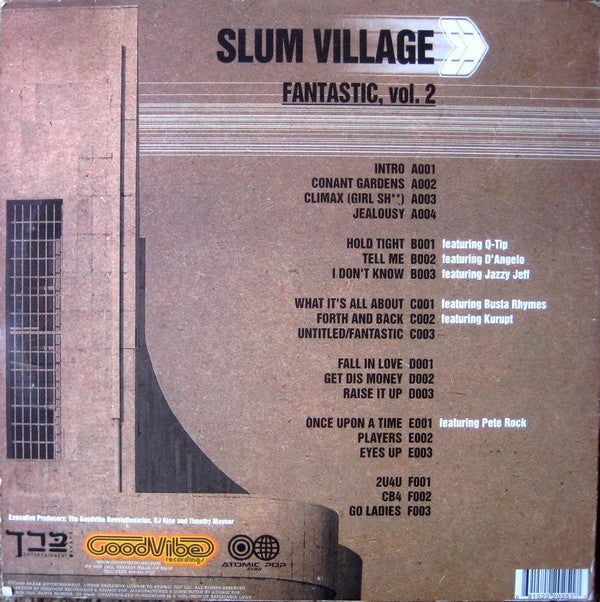 Slum Village : Fantastic, Vol. 2 (3xLP, Album)