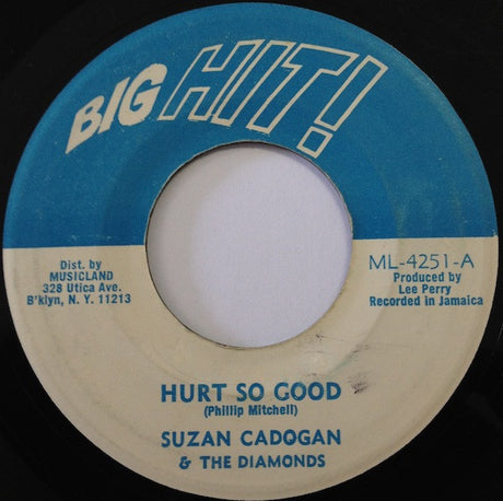 Suzan Cadogan* & The Diamonds* / L. Perry* : Hurt So Good / Rub A Dub (7", Single)