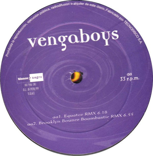 Vengaboys : Boom, Boom, Boom, Boom!! (12")