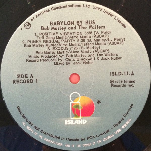 Bob Marley & The Wailers : Babylon By Bus (2xLP, Album)