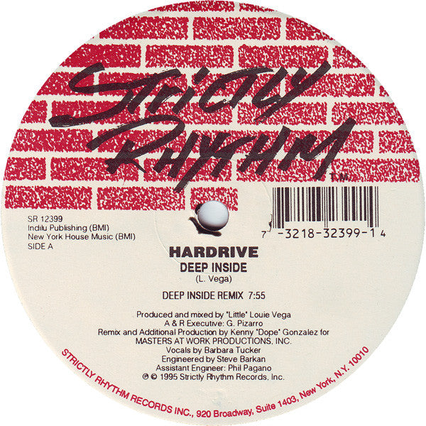 Hardrive : Deep Inside (Remixes) (12")