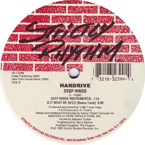 Hardrive : Deep Inside (Remixes) (12")