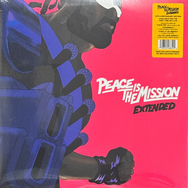 Major Lazer : Peace Is The Mission (2xLP, Album, Gol)