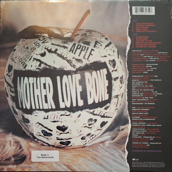 Mother Love Bone : Apple (LP, Album, RE, RM, Ora)