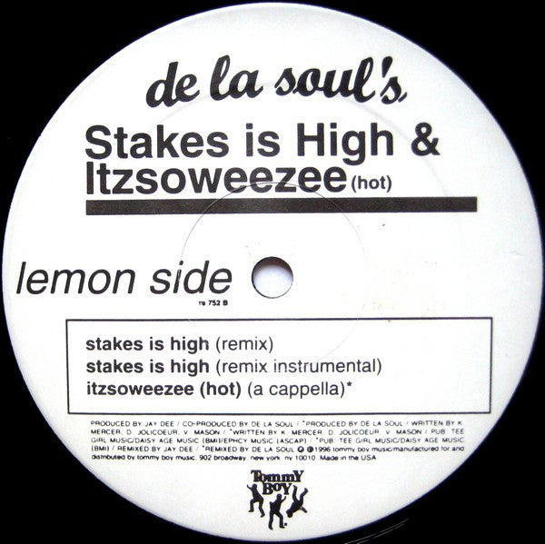 De La Soul : Itzsoweezee (Hot) (12")