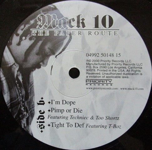 Mack 10 : The Paper Route (2xLP, Album)