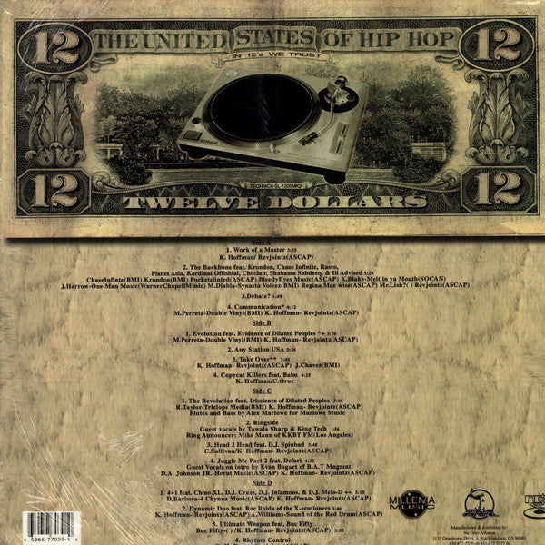 DJ Revolution : In 12's We Trust (2xLP, Album)