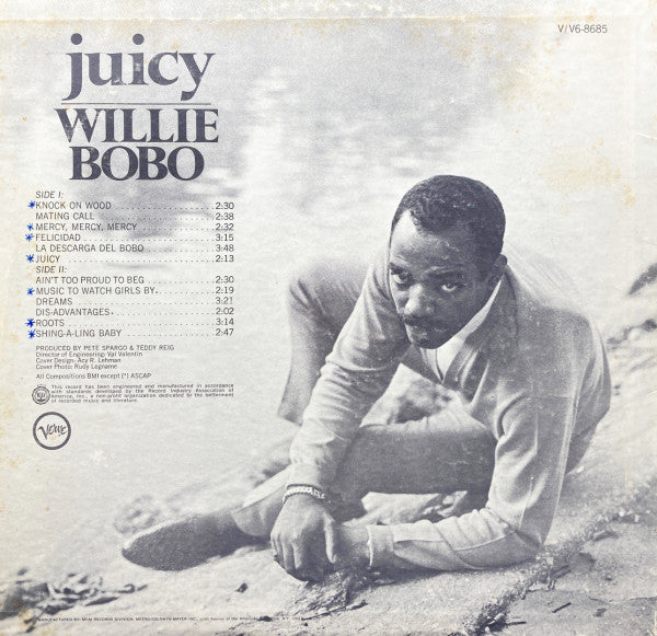 Willie Bobo : Juicy (LP, Album, Mono)