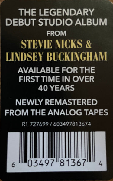 Buckingham Nicks : Buckingham Nicks (LP, Album, RE, RM, Gat)