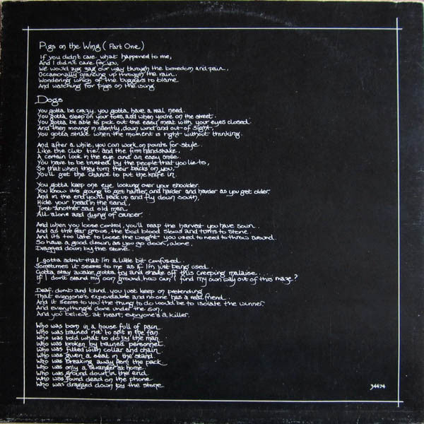 Pink Floyd : Animals (LP, Album)