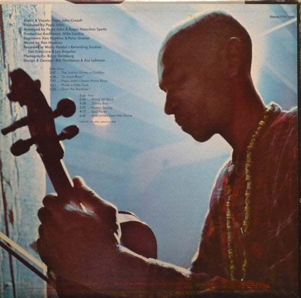 Papa John Creach : Papa John Creach (LP, Album)