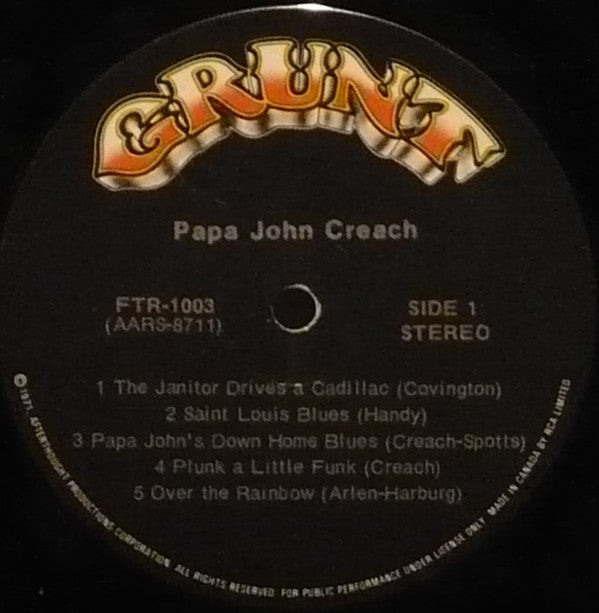 Papa John Creach : Papa John Creach (LP, Album)