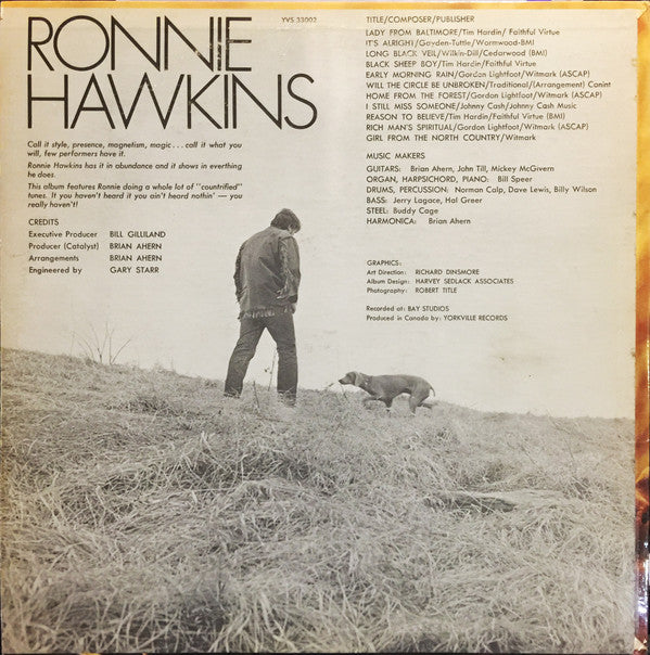 Ronnie Hawkins : Ronnie Hawkins (LP, Album)