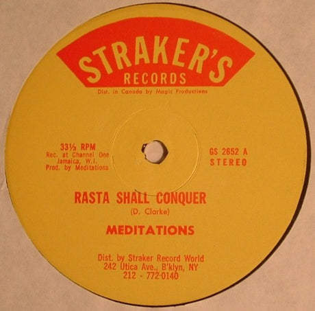 The Meditations : Rasta Shall Conquer (12")