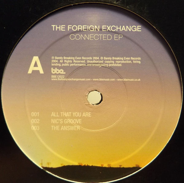 The Foreign Exchange : Connected EP (12", EP)