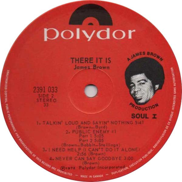 James Brown : There It Is (LP, Album)