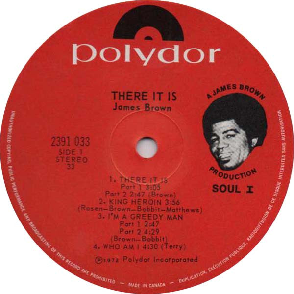 James Brown : There It Is (LP, Album)