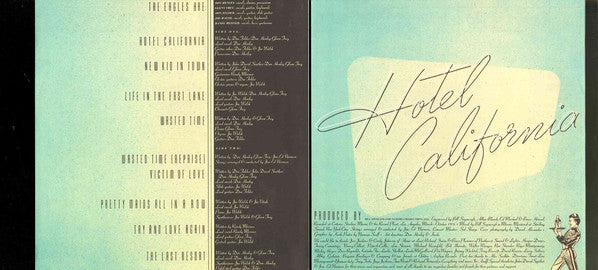 Eagles : Hotel California (LP, Album, RE, Gat)