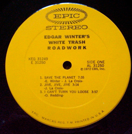Edgar Winter's White Trash : Roadwork (2xLP, Album, Pit)