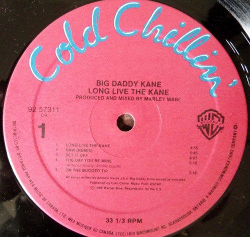 Big Daddy Kane : Long Live The Kane (LP, Album)